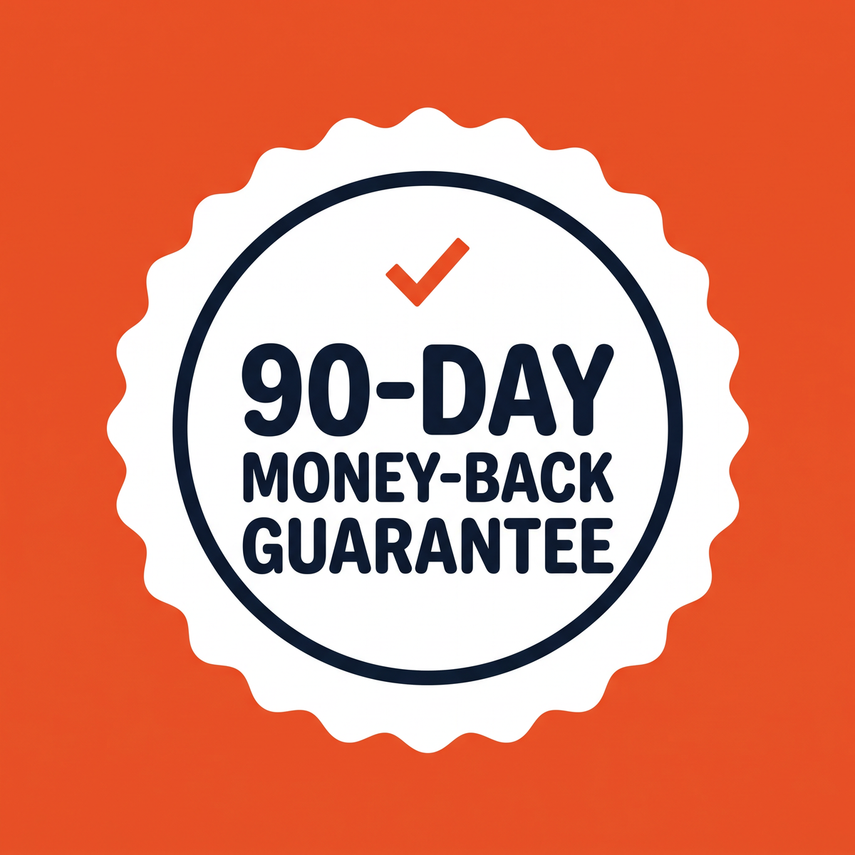 90-day money-back guarantee
