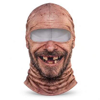FaceRide funny face balaclava – Gap-Tooth Gary